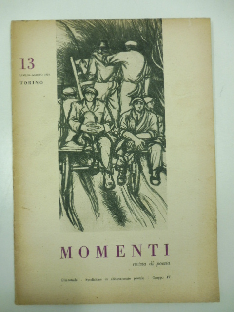 Momenti. Rivista di poesia, n. 13, luglio-agosto 1953